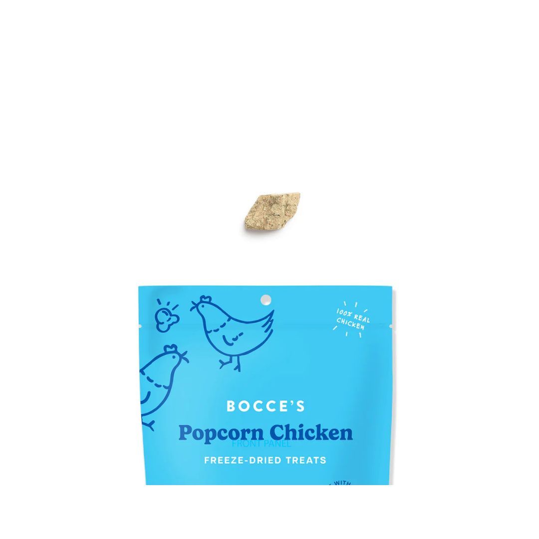 Bocce's Bakery Freeze-Dried Popcorn Chicken Dog Treats, 3 oz - Image 2