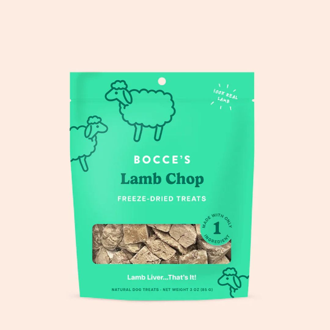 Bocce's Bakery Freeze-Dried Lamb Chop Dog Treats, 3 oz