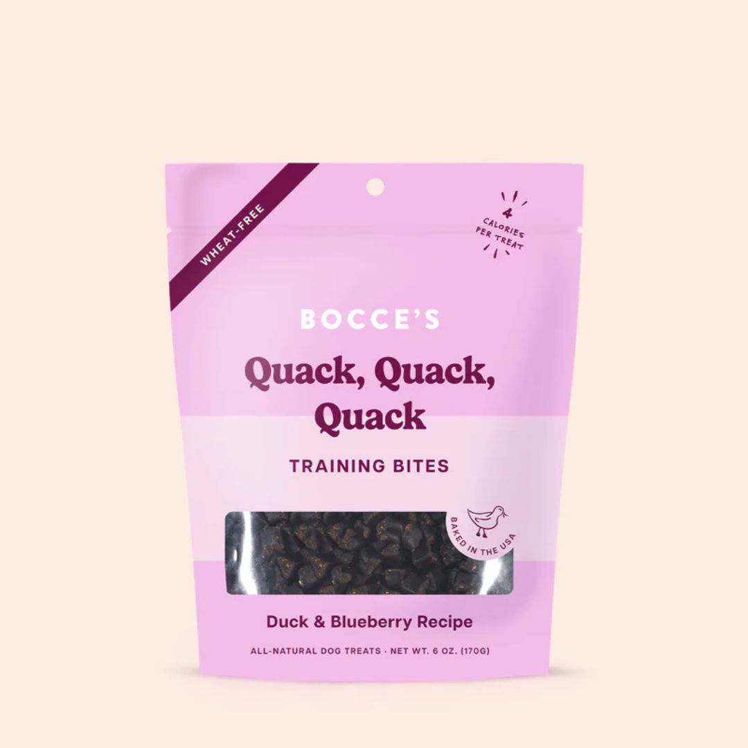 Bocce's Bakery Puppy Training Bites Quack Quack Quack Dog Treats, 3 oz