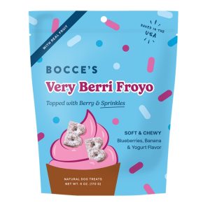Bocce's Bakery Froyo Very Berri Dog Treats, 6 oz