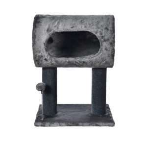 Max & Marlow Tunnel 2 Level Cat Tree with Toy
