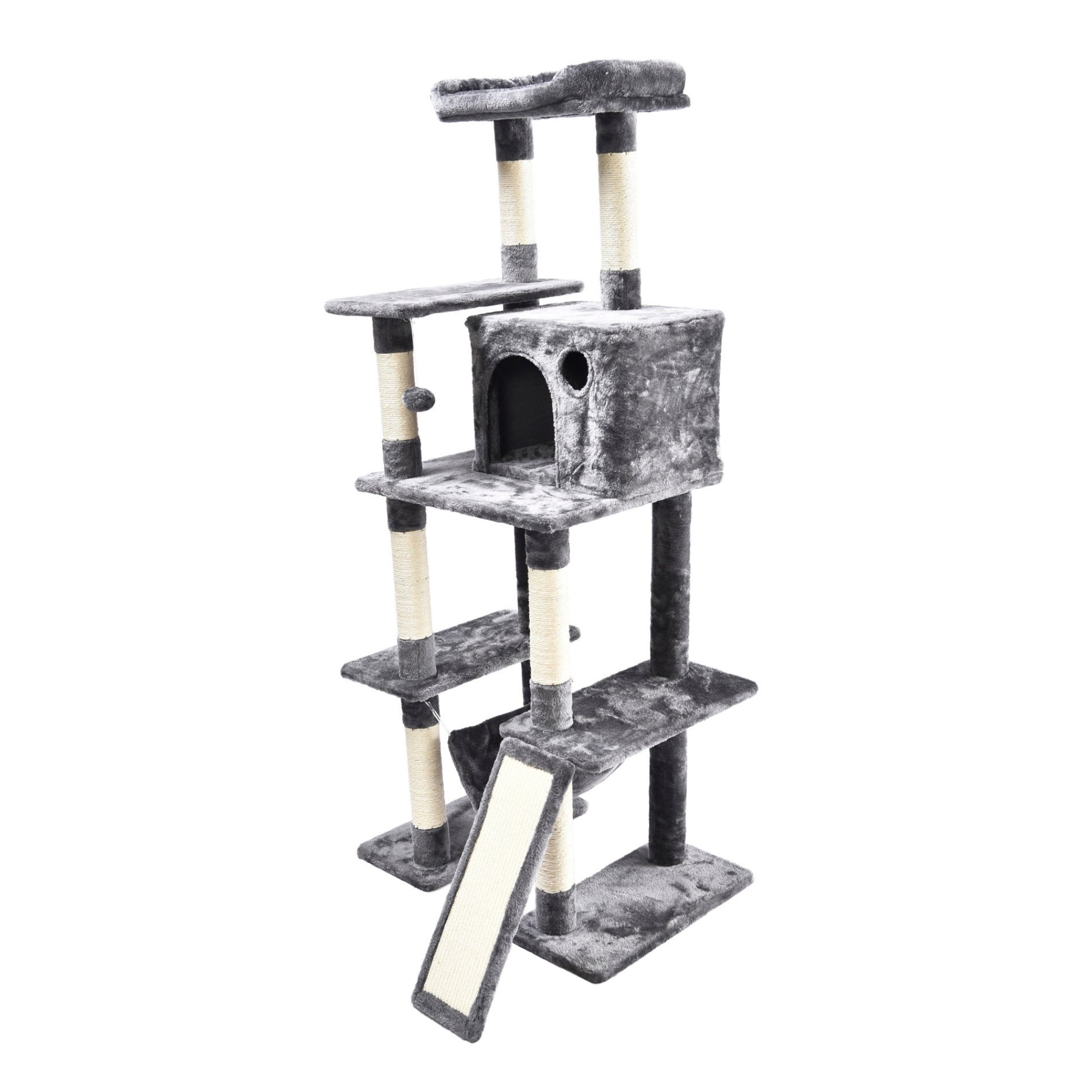 Max & Marlow Multi-Level Cat Tree 61 in - Image 2