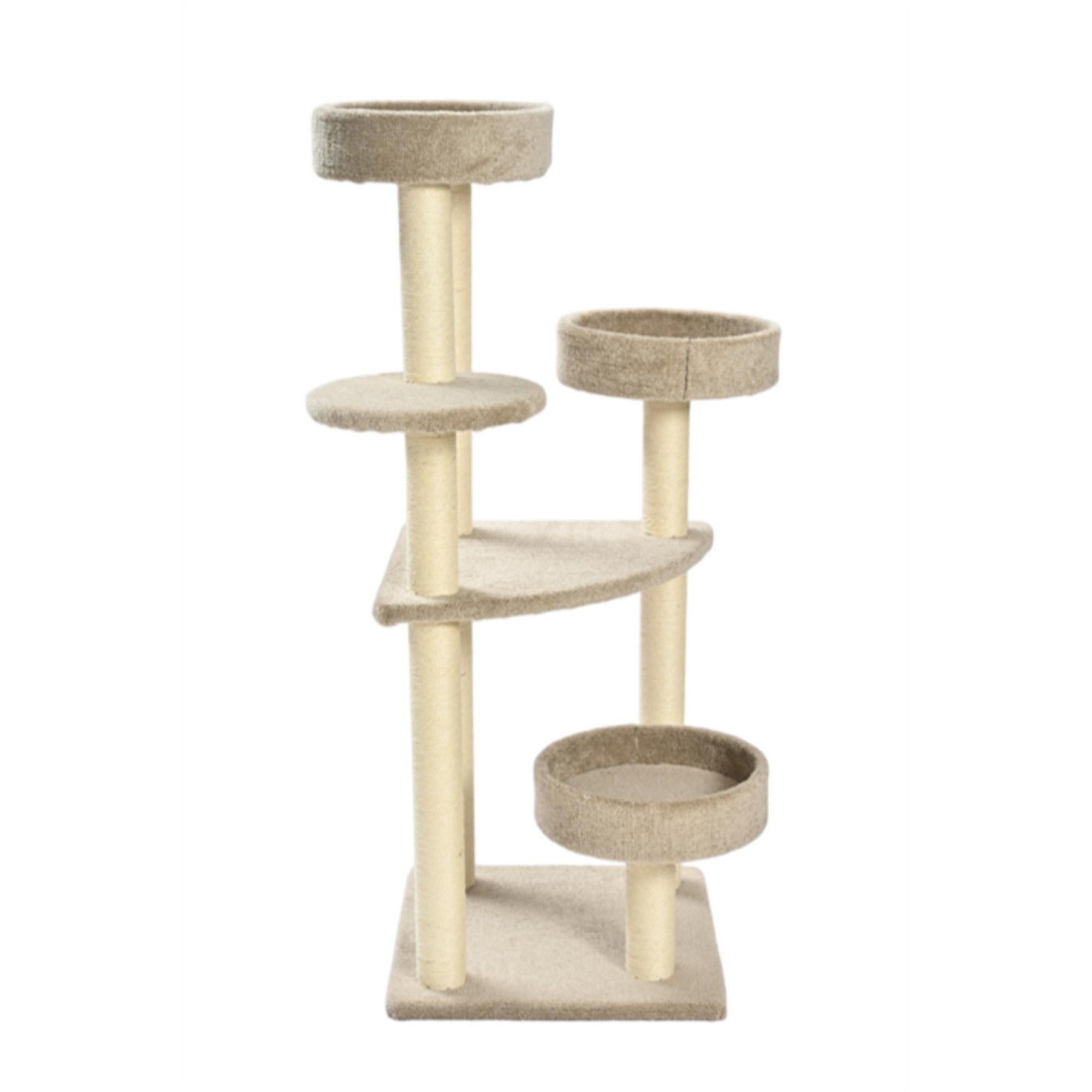 Max & Marlow Multi Level Carpet Cat Tower - Image 4
