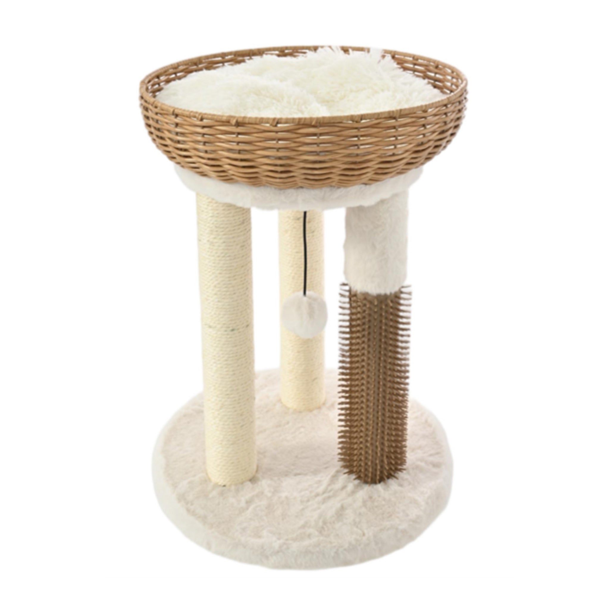 Max & Marlow Rattan Wicker Cat Tree - Image 2