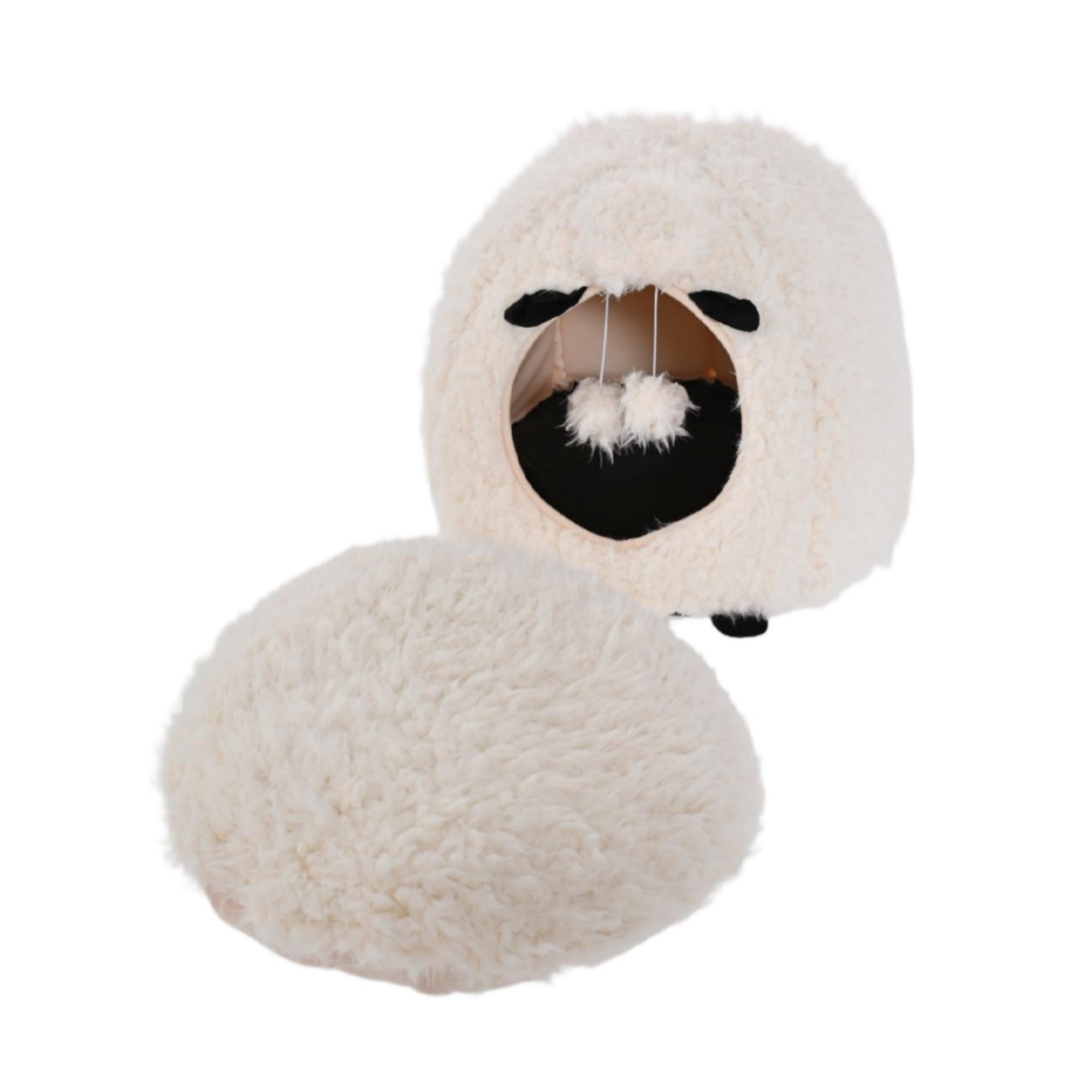 Max & Marlow Dome Cat Cave Sheep - Image 2