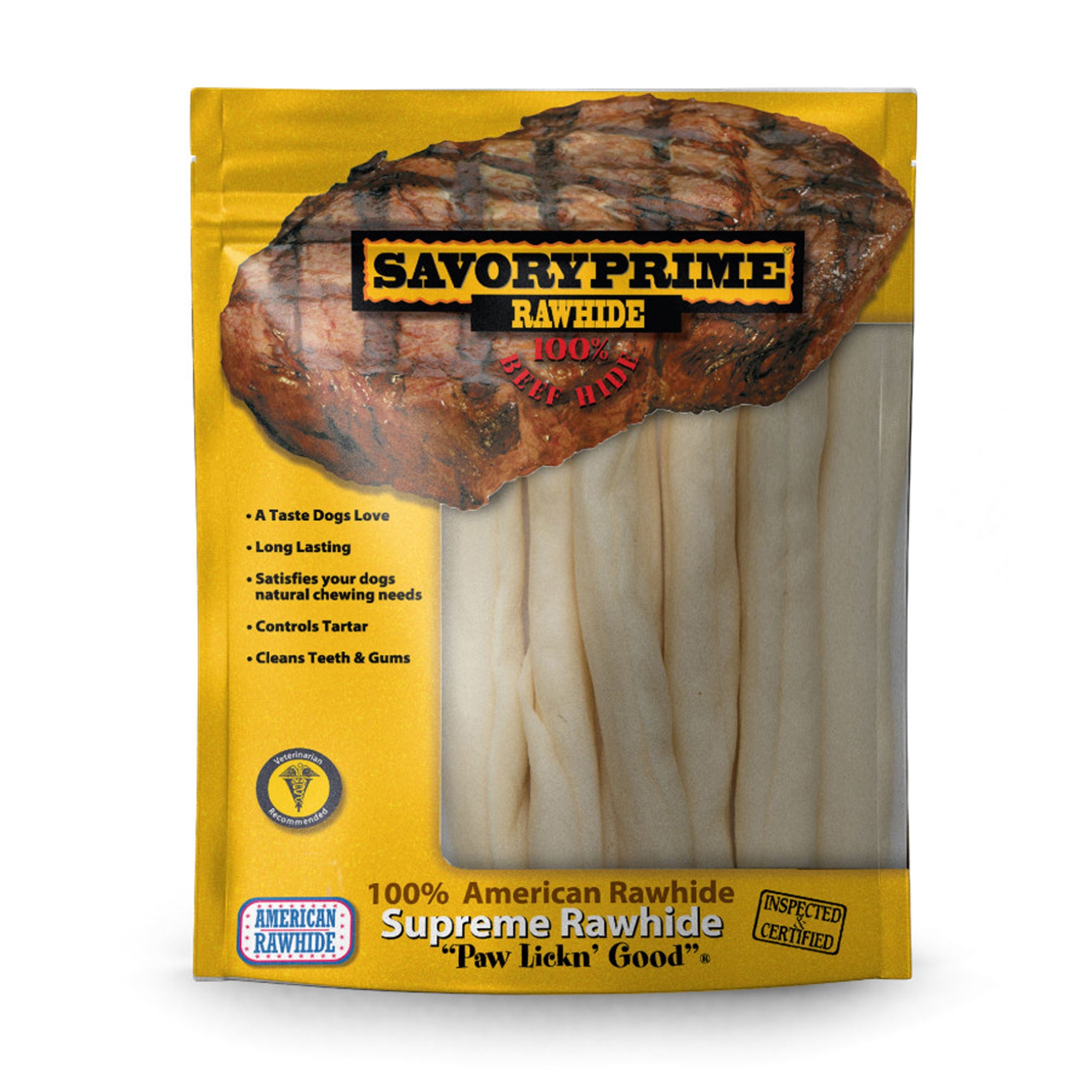 Savory Prime Mini Retriever Rolls White Dog Chews, 7 Pack