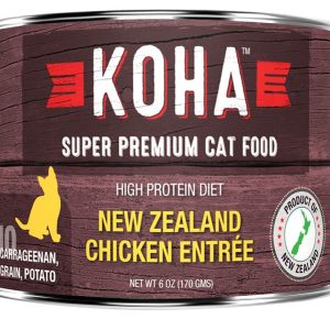 KOHA Limited Ingredient Grain-Free Pâté Wet Cat Food, Chicken, 3 oz (Case of 24)