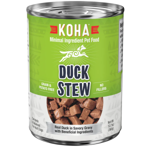 KOHA Grain-Free Minimal Ingredient Duck Stew, 12.7 oz (Case of 12)