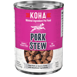 KOHA Grain-Free Minimal Ingredient Pork Stew, 12.7 oz (Case of 12)