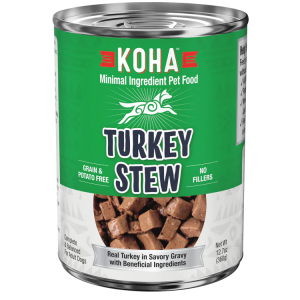 KOHA Grain-Free Minimal Ingredient Turkey Stew, 12.7 oz (Case of 12)