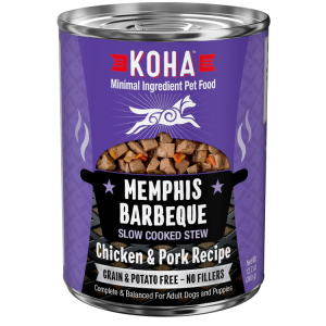 KOHA Grain-Free Memphis BBQ Slow Cooked Stew, 12.7 oz (Case of 12)