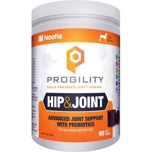 Nootie Progility Max Hip & Joint with Turmeric for Dogs, 90 Count