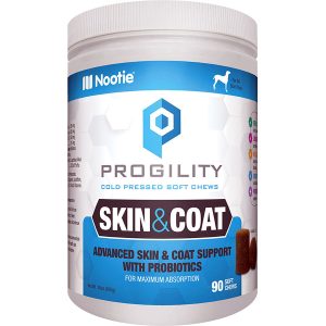 Nootie Progility Max Skin & Coat with Krill, 90 Count