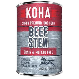 KOHA Grain-Free Minimal Ingredient Beef Stew, 12.7 oz (Case of 12)