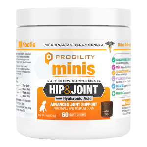 Nootie Progility Hip & Joint Mini for Dogs, 60 Count