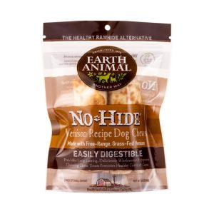 Earth Animal No-Hide Venison Chews Dog Chews