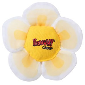 Yeowww! Daisy's Flower Tops Catnip Cat Toy White
