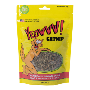 Yeowww! Organic Catnip, Leaf & Flower Top Blend, 2 oz