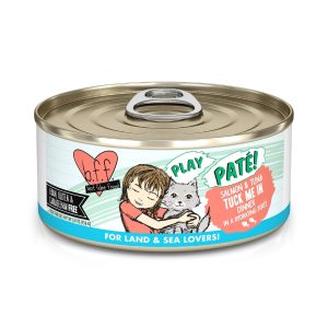 BFF Play Tuck Me In Wet Cat Food, Salmon & Tuna Pâté, 5.5 oz (Case of 8)