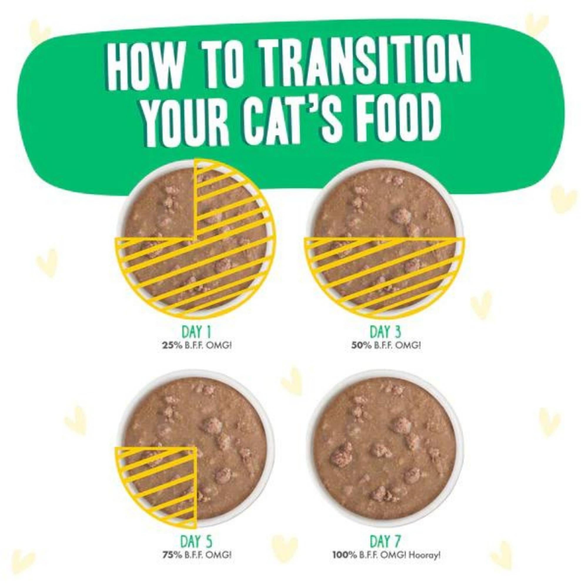 BFF OMG Text Me Wet Cat Food, Chicken & Turkey in Gravy, 2.8 oz Pouch, 12 Pack - Image 5