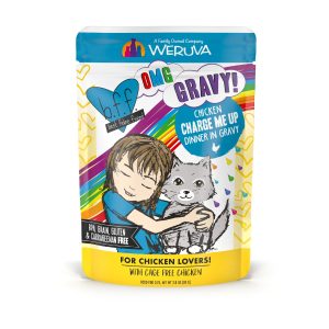 BFF OMG Charge Me Wet Cat Food, Chicken Dinner in Gravy, 3 oz Pouch (Case of 12)