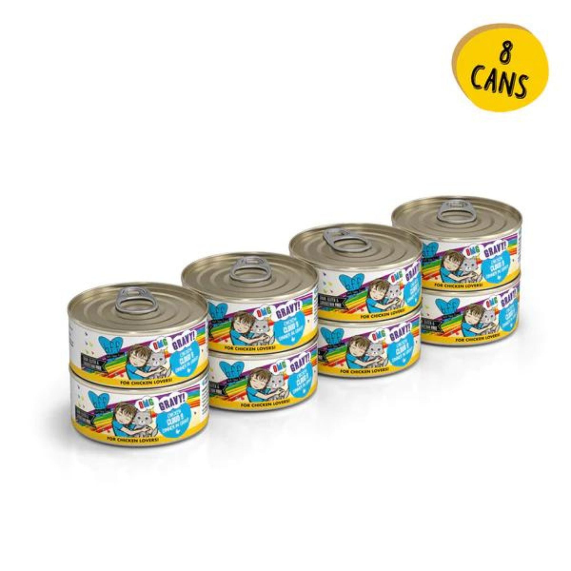 BFF OMG Cloud 9 Wet Cat Food, Chicken Dinner in Gravy - Image 6