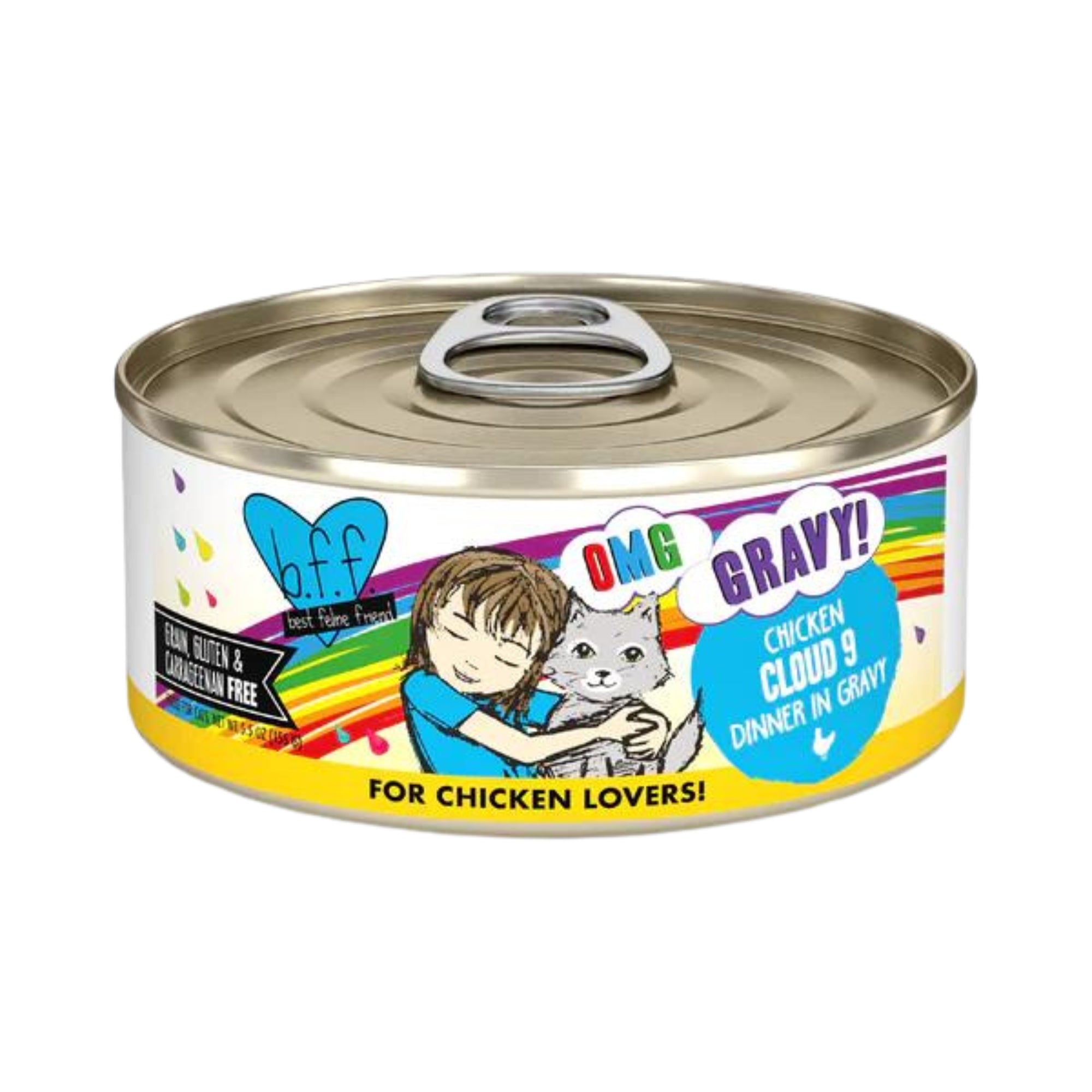 BFF OMG Cloud 9 Wet Cat Food, Chicken Dinner in Gravy - Image 5