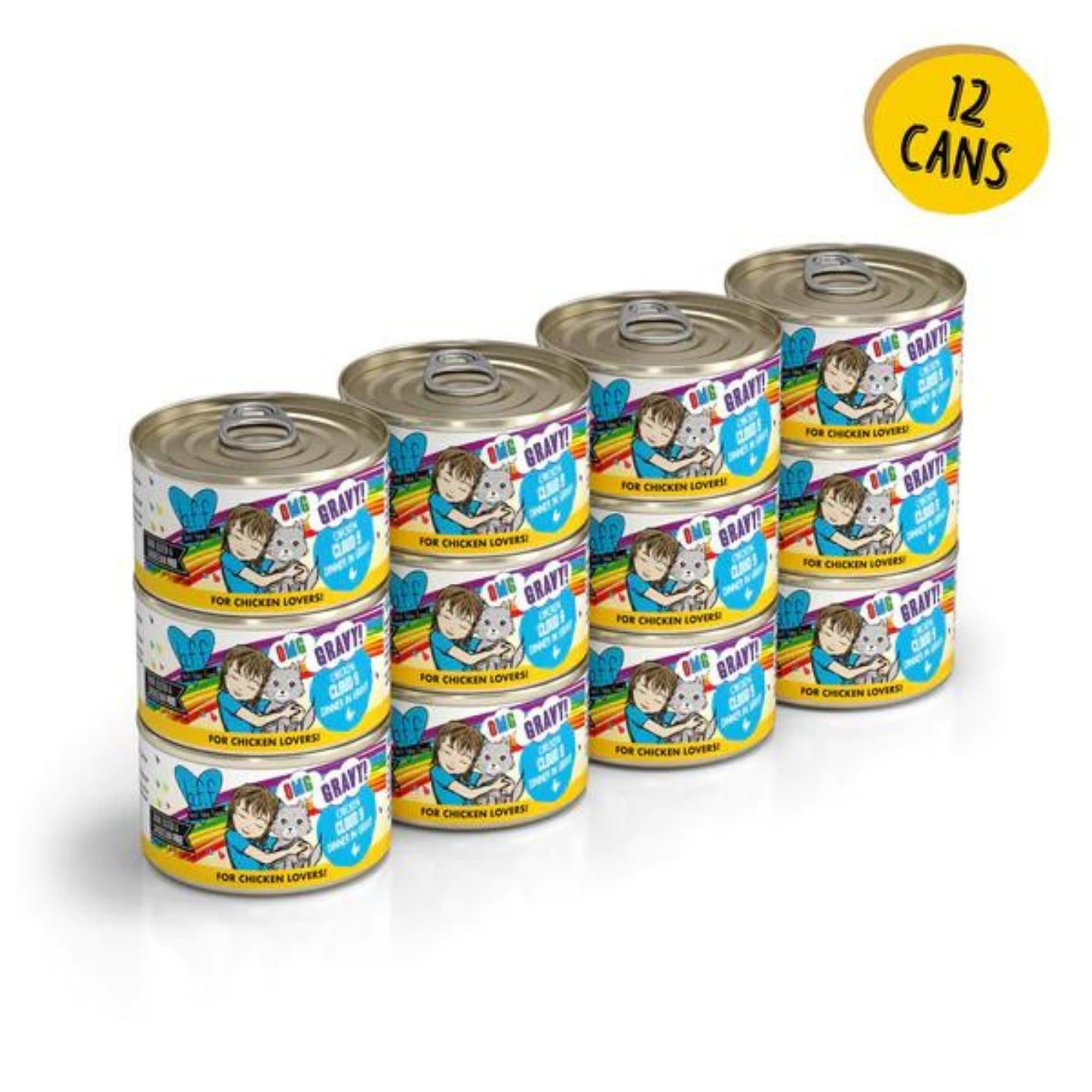BFF OMG Cloud 9 Wet Cat Food, Chicken Dinner in Gravy - Image 3
