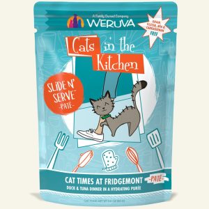 Cats in the Kitchen Cat Times at Fridgemont Duck & Tuna, 3 oz Pouch, 12 Pack