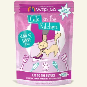 Cats in the Kitchen Cat to the Future Chicken & Salmon, 3 oz Pouch, 12 Pack
