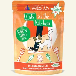 Cats in the Kitchen The Breakfast Cat Chicken & Pumpkin, 3 oz Pouch, 12 Pack
