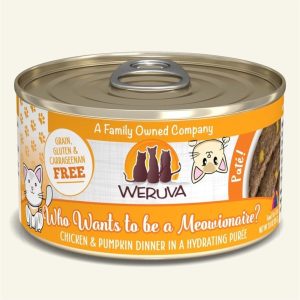 Weruva Who Wants to Be a Meowionaire Chicken & Pumpkin Pâté, 3 oz (Case of 8)