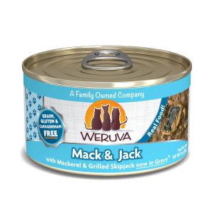 Weruva Mack and Jack with Mackerel & Grilled Skipjack in Gravy