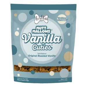 Lazy Dog Cookie Co. Mutt Mallows Roasted Vanilla Dog Treats, 5 oz (Case of 3)
