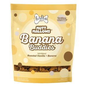Lazy Dog Cookie Co. Mutt Mallows Banana Buddies Dog Treats, 5 oz (Case of 3)