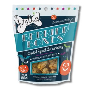 Lazy Dog Cookie Co. Holiday Berried Bone Dog Treats, 5 oz