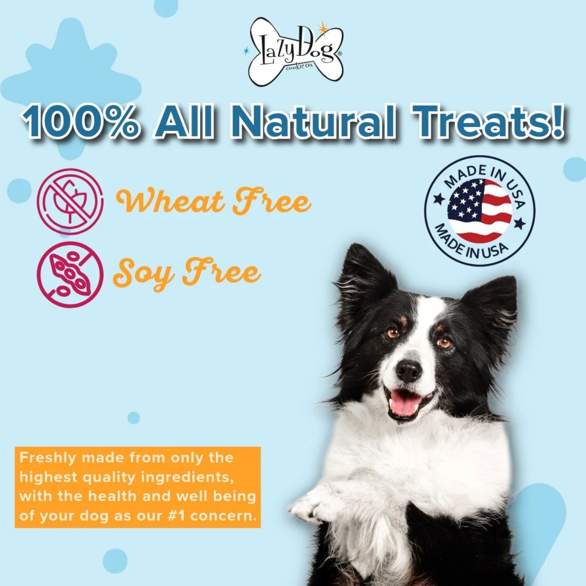 Lazy Dog Cookie Co. Holiday Leftover Turkey Sandwich Dog Treats, 5 oz - Image 3