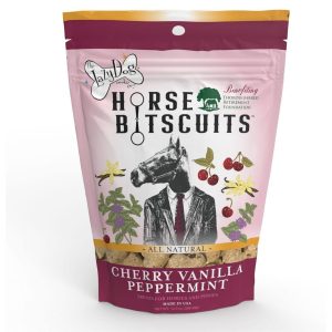 Lazy Dog Cookie Co. Cherry Vanilla Peppermint Horse Biscuits, 14 oz (Case of 3)