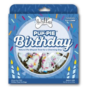 Lazy Dog Cookie Co. Happy Birthday Pup-PIE Charming Boy Dog Treats, 5 oz