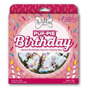 Lazy Dog Cookie Co. Happy Birthday Pup-PIE Darling Girl Dog Treats, 5 oz
