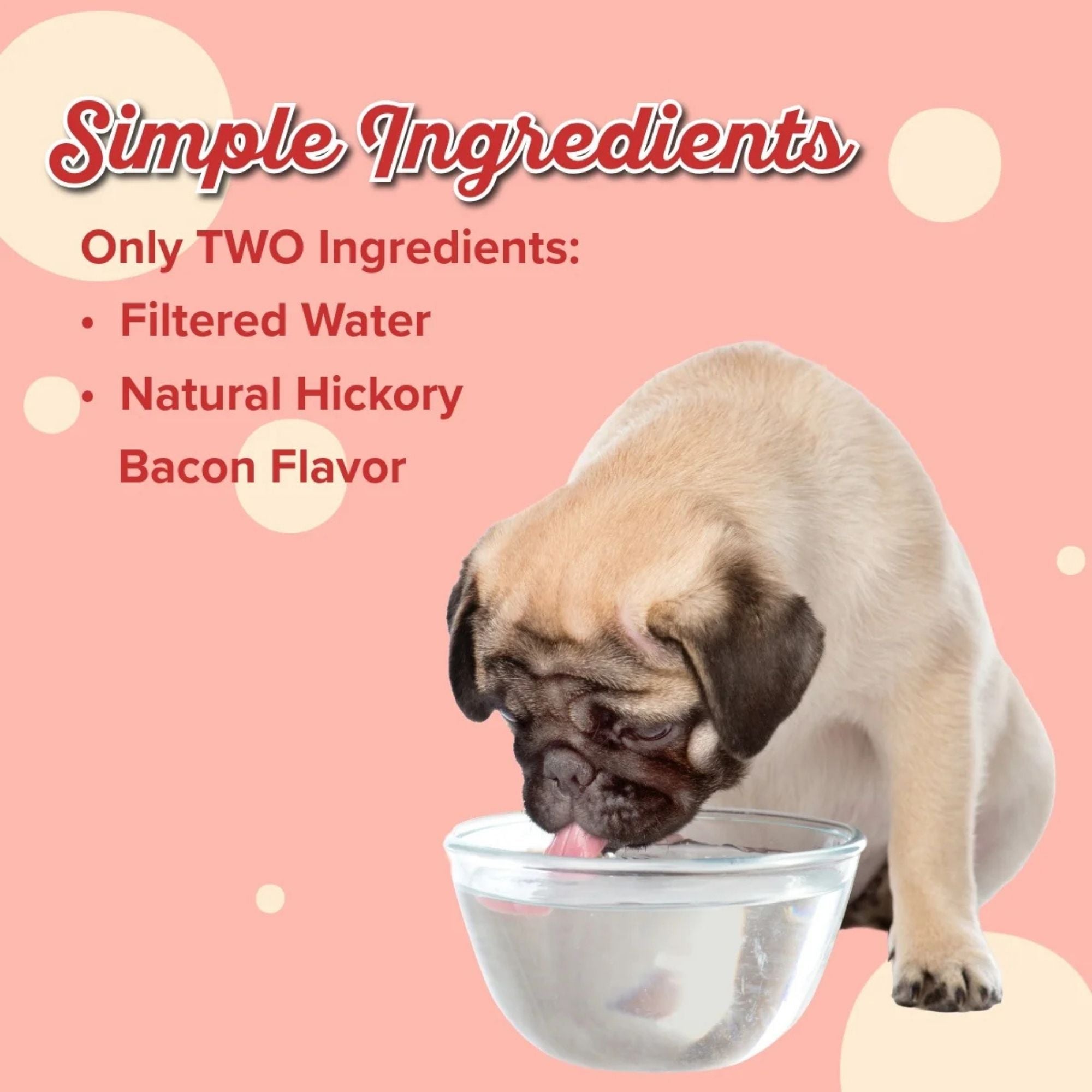 Lazy Dog Pup-Pop Love Potion Bacon Flavor Water 15.5oz. (Case of 4) - Image 2