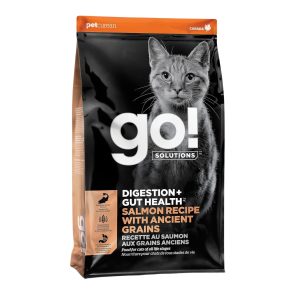 Go! Solutions Digestion + Gut Health Cat Food, Salmon & Ancient Grains, 3 lb