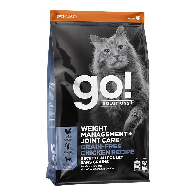 Go! Solutions Weight Management + Joint Care Cat Food, Chicken, 8 lb