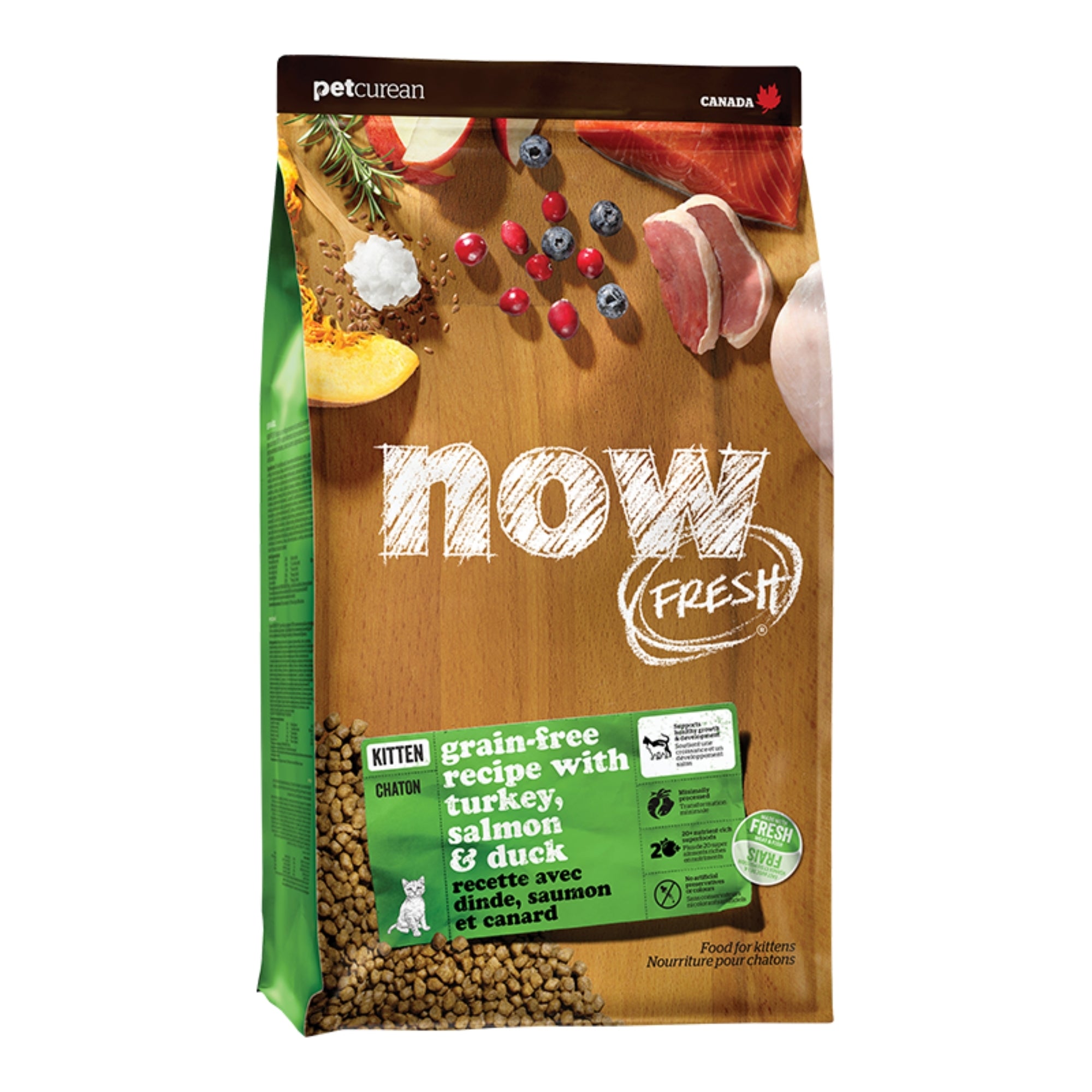 Now Fresh Grain-Free Kitten Dry Food, Turkey, 3 lb