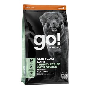 Go! Solutions Skin + Coat Care Turkey with Grains Dry Dog Food