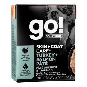 Go! Solutions Skin + Coat Care Pâté Turkey & Salmon 12.5 oz, 12 Pack