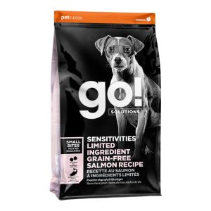 Go! Solutions Sensitivities LID Grain-Free Small Bites Salmon Dog Food, 3.5 lb