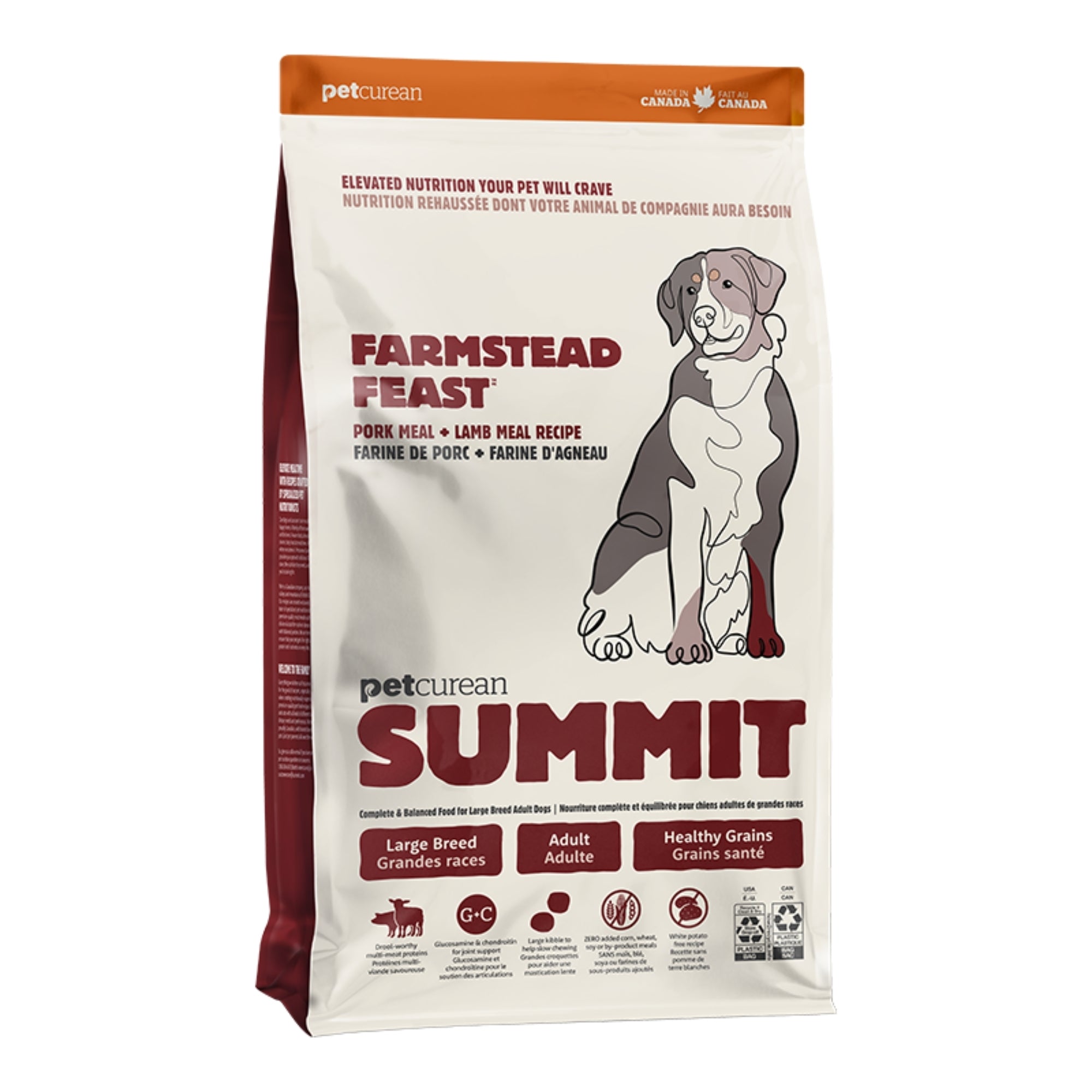 Summit Farmstead Feast Large Breed Dry Dog Food, 25 lb