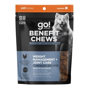 Go! Solutions Benefit Chews Weight Management Chicken Dog Treats, 6 oz