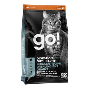 Go! Solutions Digestion + Gut Health Dry Cat Food, Chicken with Ancient Grains